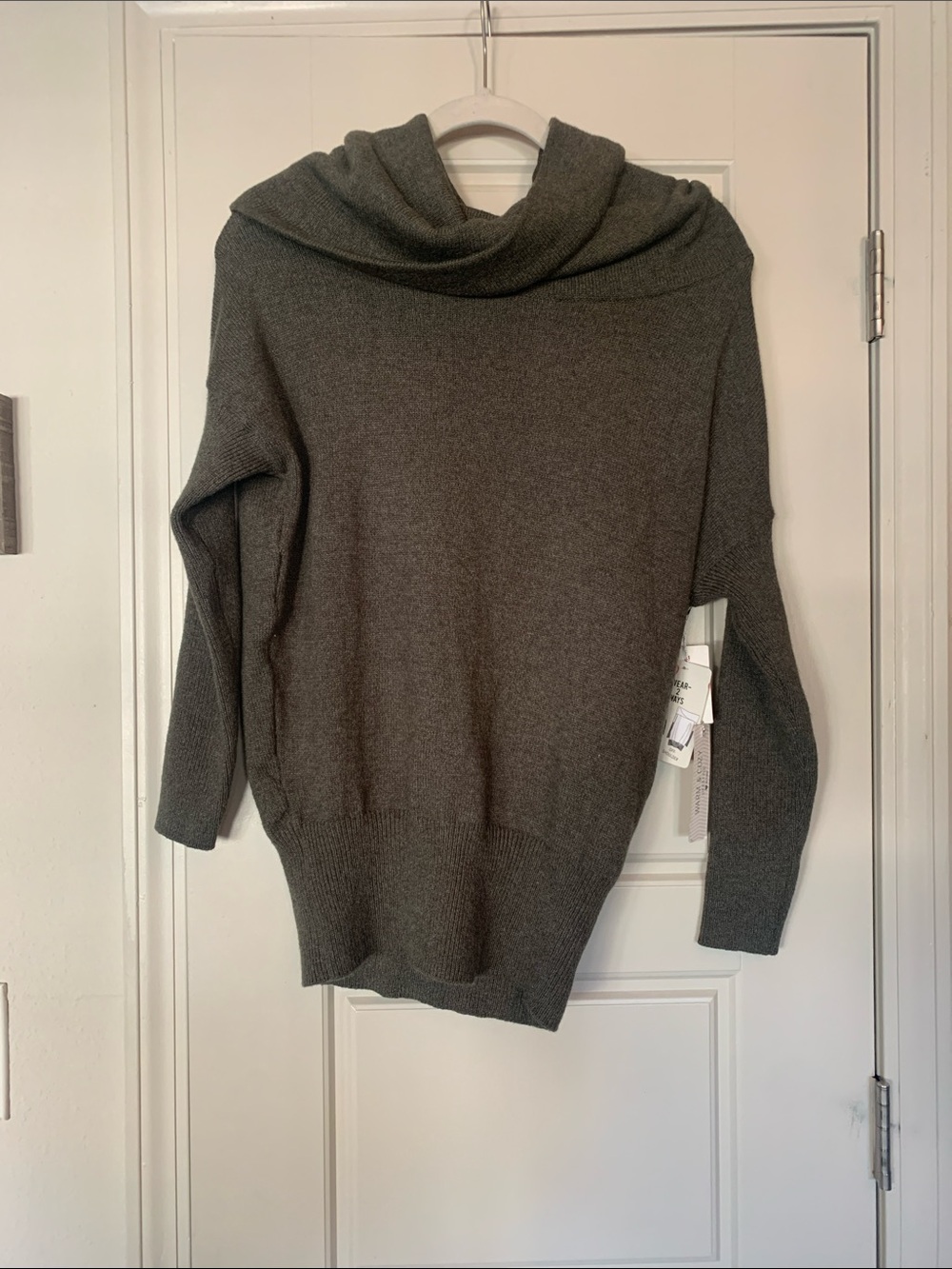 NWT T.J.Maxx Olive Green Cowl Neck Sweater Small
